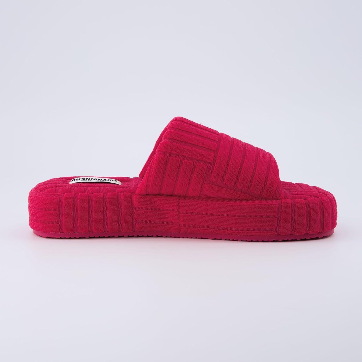imageCUSHIONAIRE Womens RSVP slipper with Memory Foam Wide Widths AvailableFuchsia