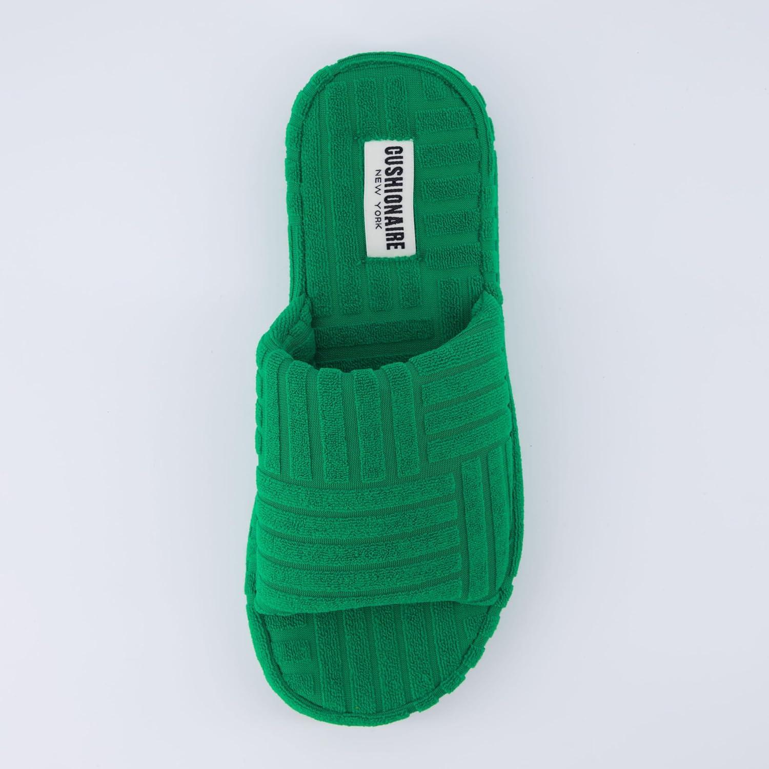imageCUSHIONAIRE Womens RSVP slipper with Memory Foam Wide Widths AvailableKelly Green