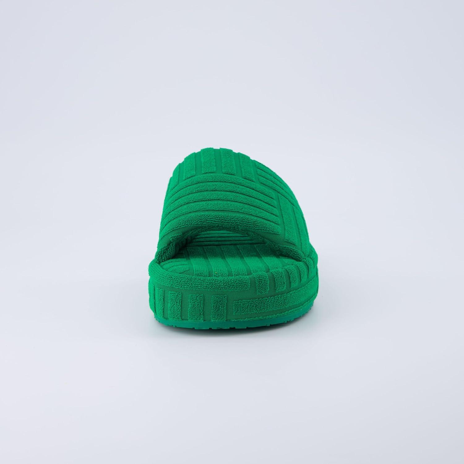 imageCUSHIONAIRE Womens RSVP slipper with Memory Foam Wide Widths AvailableKelly Green