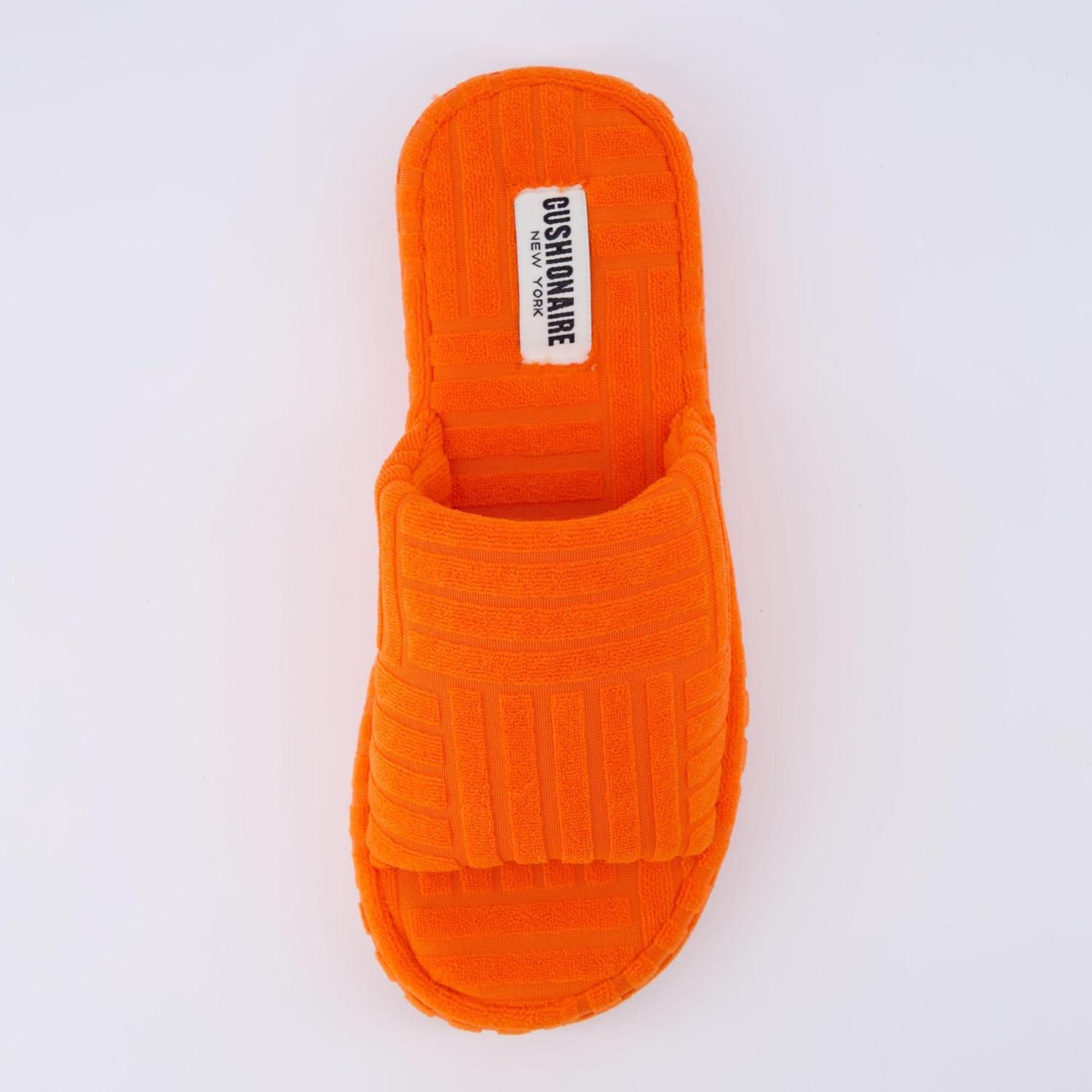imageCUSHIONAIRE Womens RSVP slipper with Memory Foam Wide Widths AvailableOrange