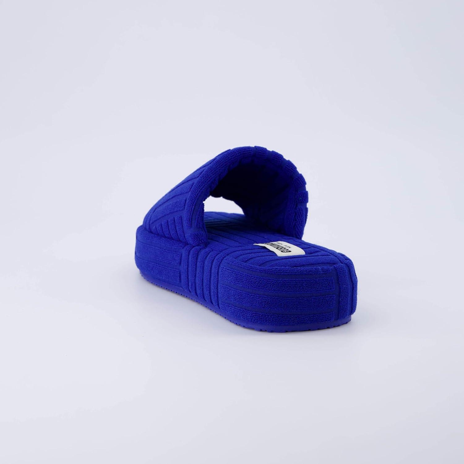 imageCUSHIONAIRE Womens RSVP slipper with Memory Foam Wide Widths AvailableRoyal Blue