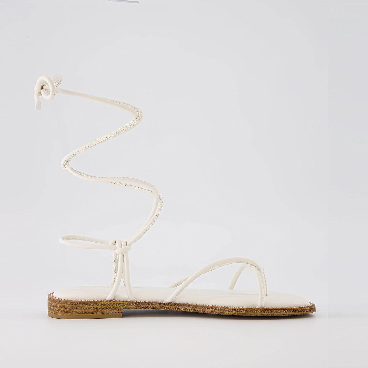 imageCUSHIONAIRE Womens Virtue lace up sandal Memory Foam Wide Widths AvailableIvory