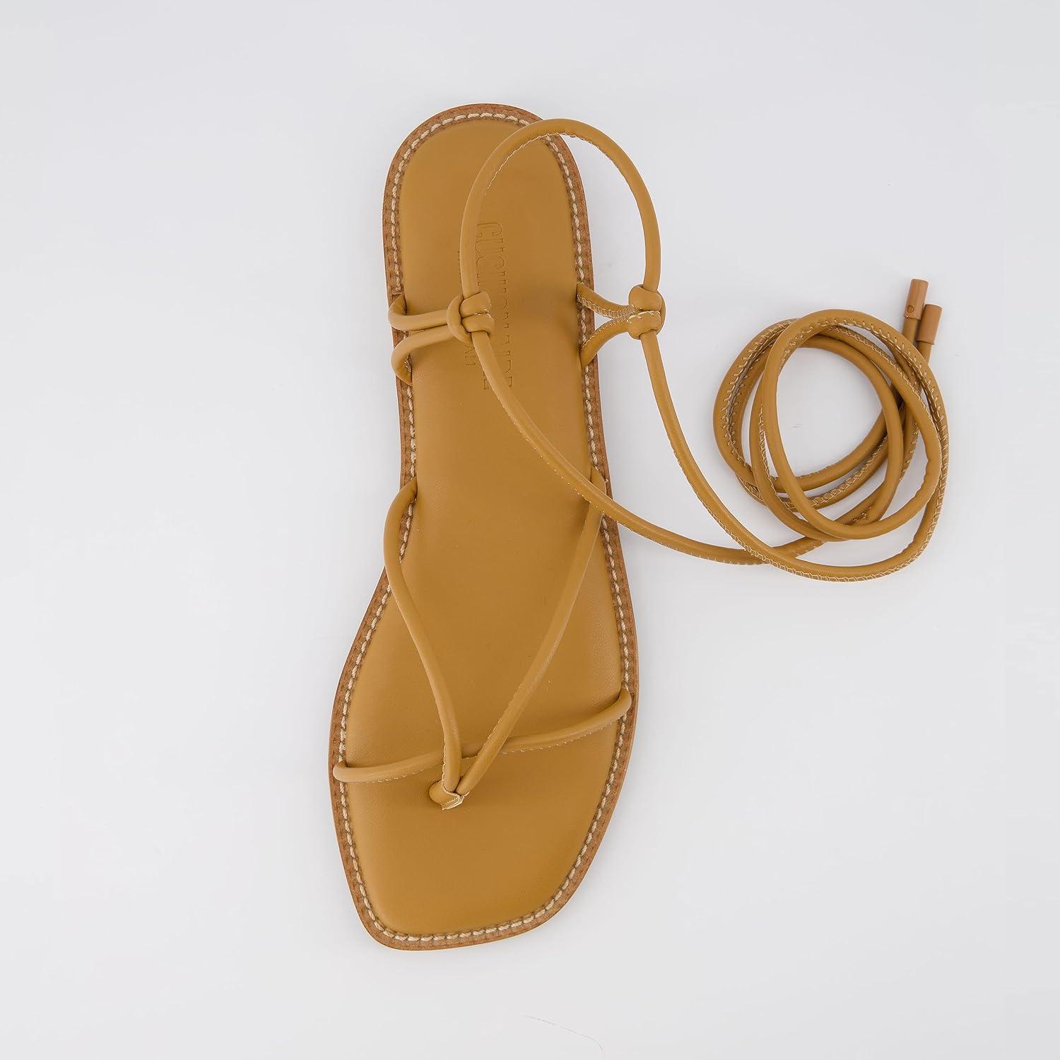 imageCUSHIONAIRE Womens Virtue lace up sandal Memory Foam Wide Widths AvailableTan