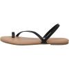 imageCUSHIONAIRE Womens Catalina toe ring Sandal with Memory FoamBlack