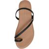 imageCUSHIONAIRE Womens Catalina toe ring Sandal with Memory FoamBlack