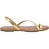 imageCUSHIONAIRE Womens Catalina toe ring Sandal with Memory FoamGold