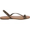 imageCUSHIONAIRE Womens Catalina toe ring Sandal with Memory FoamLeopard