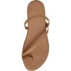 imageCUSHIONAIRE Womens Catalina toe ring Sandal with Memory FoamNatural
