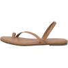 imageCUSHIONAIRE Womens Catalina toe ring Sandal with Memory FoamNatural