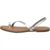 imageCUSHIONAIRE Womens Catalina toe ring Sandal with Memory FoamSilver