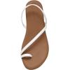 imageCUSHIONAIRE Womens Catalina toe ring Sandal with Memory FoamWhite