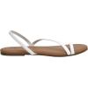 imageCUSHIONAIRE Womens Catalina toe ring Sandal with Memory FoamWhite