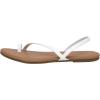 imageCUSHIONAIRE Womens Catalina toe ring Sandal with Memory FoamWhite