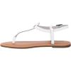 imageCUSHIONAIRE Womens Clea Flat Sandal with ComfortWhite