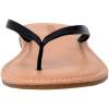 imageCUSHIONAIRE Womens Cora Flat Flip Flop Sandal with ComfortBlack