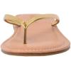imageCUSHIONAIRE Womens Cora Flat Flip Flop Sandal with ComfortGold