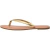 imageCUSHIONAIRE Womens Cora Flat Flip Flop Sandal with ComfortGold