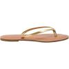 imageCUSHIONAIRE Womens Cora Flat Flip Flop Sandal with ComfortGold