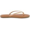 imageCUSHIONAIRE Womens Cora Flat Flip Flop Sandal with ComfortNude Patent