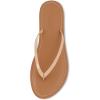 imageCUSHIONAIRE Womens Cora Flat Flip Flop Sandal with ComfortNude Patent