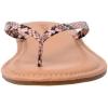 imageCUSHIONAIRE Womens Cora Flat Flip Flop Sandal with ComfortPink Snake