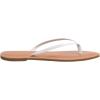 imageCUSHIONAIRE Womens Cora Flat Flip Flop Sandal with ComfortWhite