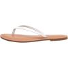 imageCUSHIONAIRE Womens Cora Flat Flip Flop Sandal with ComfortWhite
