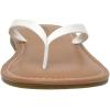 imageCUSHIONAIRE Womens Cora Flat Flip Flop Sandal with ComfortWhite Croco