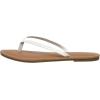 imageCUSHIONAIRE Womens Cora Flat Flip Flop Sandal with ComfortWhite Croco