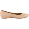 imageCUSHIONAIRE Womens Francie Flat with Comfort Foam and Wide Widths AvailableNude Patent
