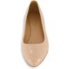 imageCUSHIONAIRE Womens Francie Flat with Comfort Foam and Wide Widths AvailableNude Patent