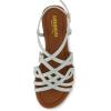 imageCUSHIONAIRE Womens Joanna flat sandal Comfort Foam Wide Widths AvailableAqua