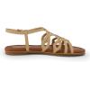 imageCUSHIONAIRE Womens Joanna flat sandal Comfort Foam Wide Widths AvailableGold