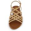 imageCUSHIONAIRE Womens Joanna flat sandal Comfort Foam Wide Widths AvailableGold