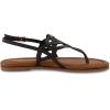 imageCUSHIONAIRE Womens Judit flat sandal Comfort Foam Wide Widths AvailableBlack
