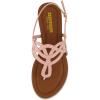 imageCUSHIONAIRE Womens Judit flat sandal Comfort Foam Wide Widths AvailableRose Gold