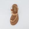 imageCUSHIONAIRE Womens Lennox toe loop sandal Memory Foam Wide Widths AvailableTan