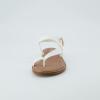 imageCUSHIONAIRE Womens Lennox toe loop sandal Memory Foam Wide Widths AvailableWhite