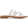 imageCUSHIONAIRE Womens Tonya Studded slide sandal with Memory FoamClear