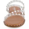 imageCUSHIONAIRE Womens Tonya Studded slide sandal with Memory FoamClear
