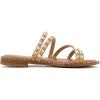 imageCUSHIONAIRE Womens Tonya Studded slide sandal with Memory FoamTan