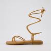 imageCUSHIONAIRE Womens Virtue lace up sandal Memory Foam Wide Widths AvailableTan