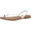 imageCUSHIONAIRE Womens Catalina toe ring Sandal with Memory FoamWhite