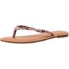 imageCUSHIONAIRE Womens Cora Flat Flip Flop Sandal with ComfortPink Snake