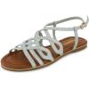 imageCUSHIONAIRE Womens Joanna flat sandal Comfort Foam Wide Widths AvailableAqua