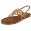 imageCUSHIONAIRE Womens Judit flat sandal Comfort Foam Wide Widths AvailableNude
