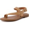 imageCUSHIONAIRE Womens Lennox toe loop sandal Memory Foam Wide Widths AvailableTan
