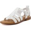 imageCUSHIONAIRE Womens Lotus fisherman sandal Memory Foam Wide Widths AvailableWhite