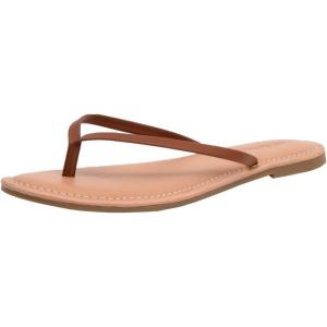 imageCUSHIONAIRE Womens Cora Flat Flip Flop Sandal with ComfortTan
