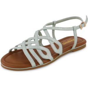 imageCUSHIONAIRE Womens Joanna flat sandal Comfort Foam Wide Widths AvailableAqua